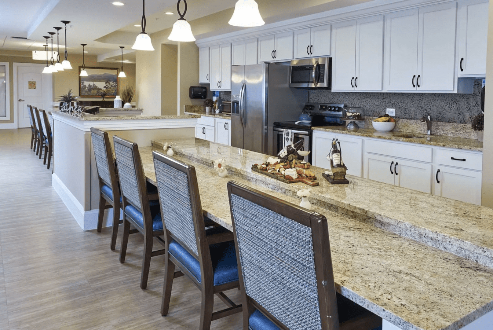 Harmony Village CareOne at Cherry Hill-Interior, dining room